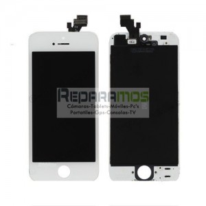 Pantalla completa retina Display original para iPhone 5 en color blanco ORIGINAL