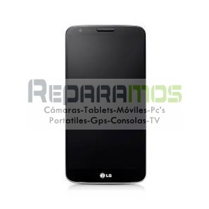 Pantalla completa (Digitalizador, pantalla tactil + display LCD) negro para Samsung Galaxy i9003 