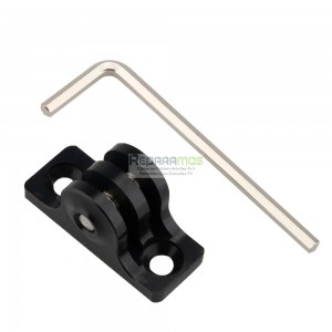 Adaptador rail aluminio picatinny, caza, paintball, airsoft, cañas de pesca, etc, gopro hero 3 4  o cámaras deportivas